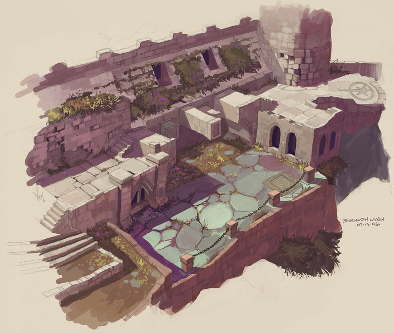 Illustration for article titled Here's Some Concept Art From A Shrek PS2 Game